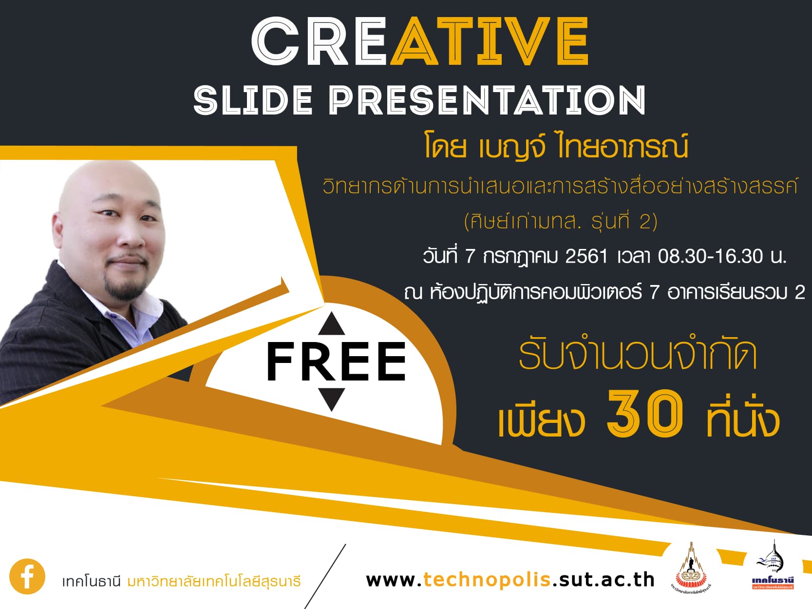 Creative slide presentation
